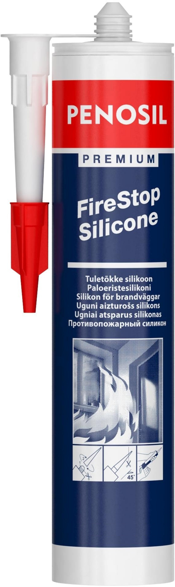 Нейтральный огнеупорный силиконовый герметик Penosil Premium FireStop Silicone 310 мл Белый (Н4031)
Нейтральный огнеупорный силиконовый герметик Penosil Premium FireStop Silicone 310 мл Белый (Н4031)