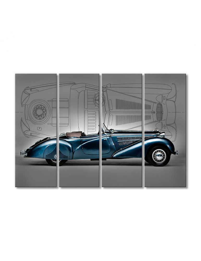 Модульная картина Artel «1938 Horch 853 Специаль Родстер» 4 модуля 80x120 см
Модульная картина Artel «1938 Horch 853 Специаль Родстер» 4 модуля 80x120 см