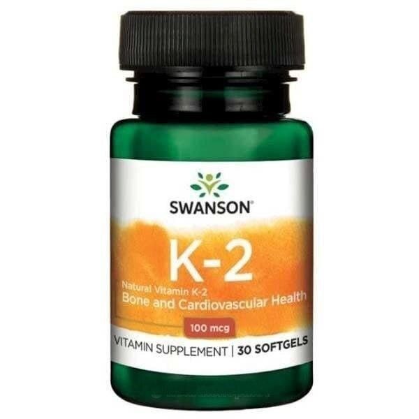 Витамин К2, Ultra Natural Vitamin K2, Swanson, 100 мкг, 30 гелевых капсул (SWA-02672)
Витамин К2, Ultra Natural Vitamin K2, Swanson, 100 мкг, 30 гелевых капсул (SWA-02672)