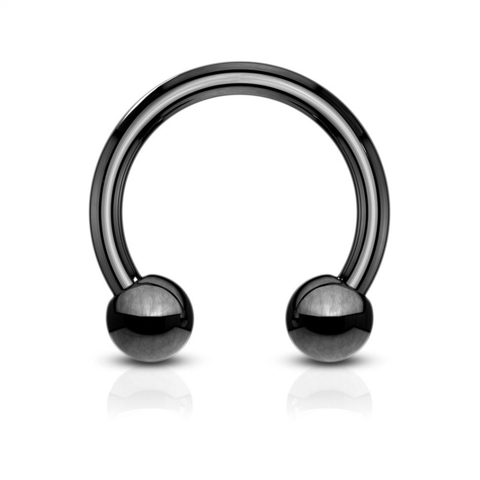 Циркуляр (подкова) из стали PiercedFish HT серьга для септума носа, хеликса уха, трагуса, брови, губы, пупка, сосков, пирсинга смайл (Черный, 1.6 мм, 5 мм, 12 мм)
Циркуляр (подкова) из стали PiercedFish HT серьга для септума носа, хеликса уха, трагуса, брови, губы, пупка, сосков, пирсинга смайл (Черный, 1.6 мм, 5 мм, 12 мм)
