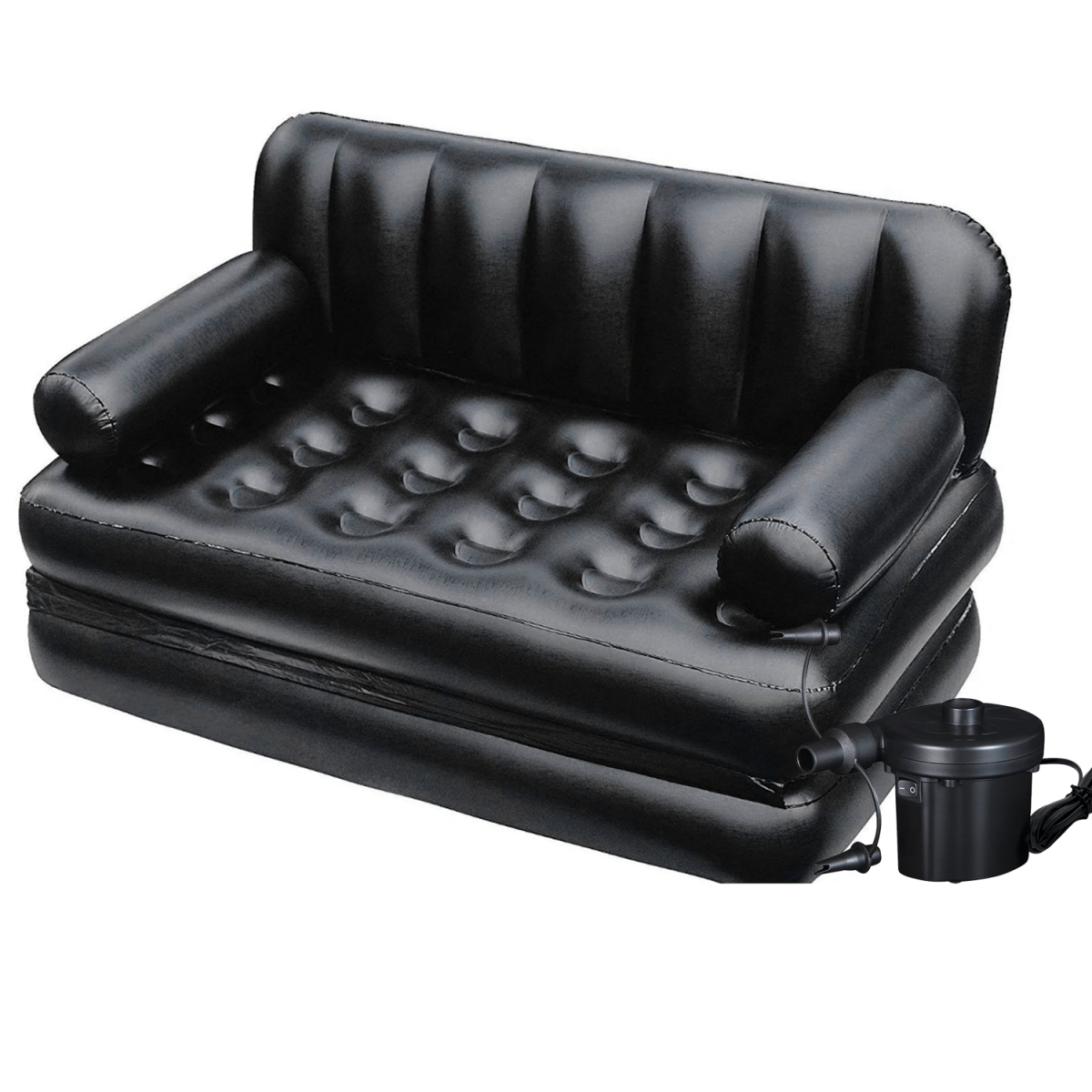 Двухспальный надувной диван-трансформер Bestway 75056 Double Sofa с электрическим насосом 152 x 188 x 64 см Черный (RT-75056)
Двухспальный надувной диван-трансформер Bestway 75056 Double Sofa с электрическим насосом 152 x 188 x 64 см Черный (RT-75056)