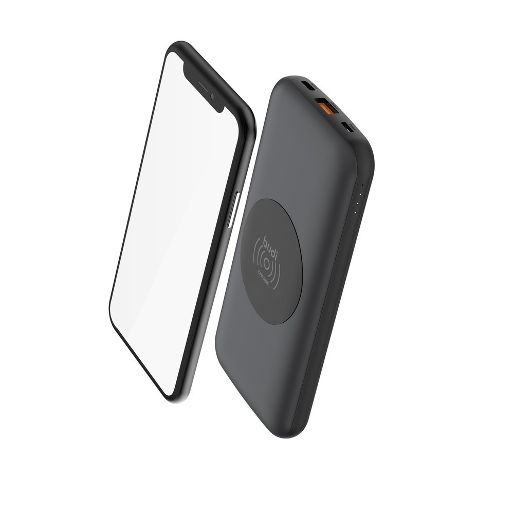 Беспроводное зарядное устройство QC3.0 + PD 18W Power Bank 10000mAh Budi Black M8J096-BLK
Беспроводное зарядное устройство QC3.0 + PD 18W Power Bank 10000mAh Budi Black M8J096-BLK