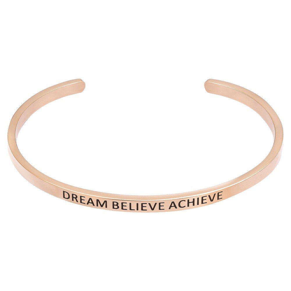 Браслет Dream Believe Achieve rose 
Браслет Dream Believe Achieve rose