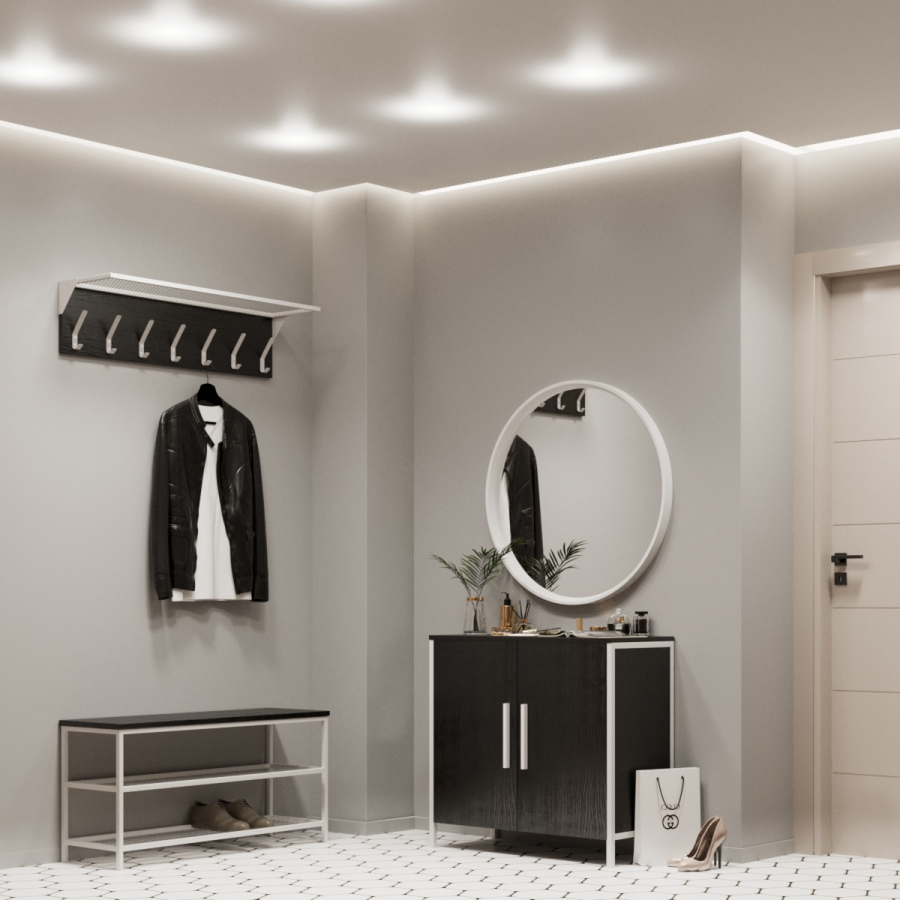 Комплект мебели в прихожую Fenster Мальта Белая ДСП Черное
Комплект мебели в прихожую Fenster Мальта Белая ДСП Черное