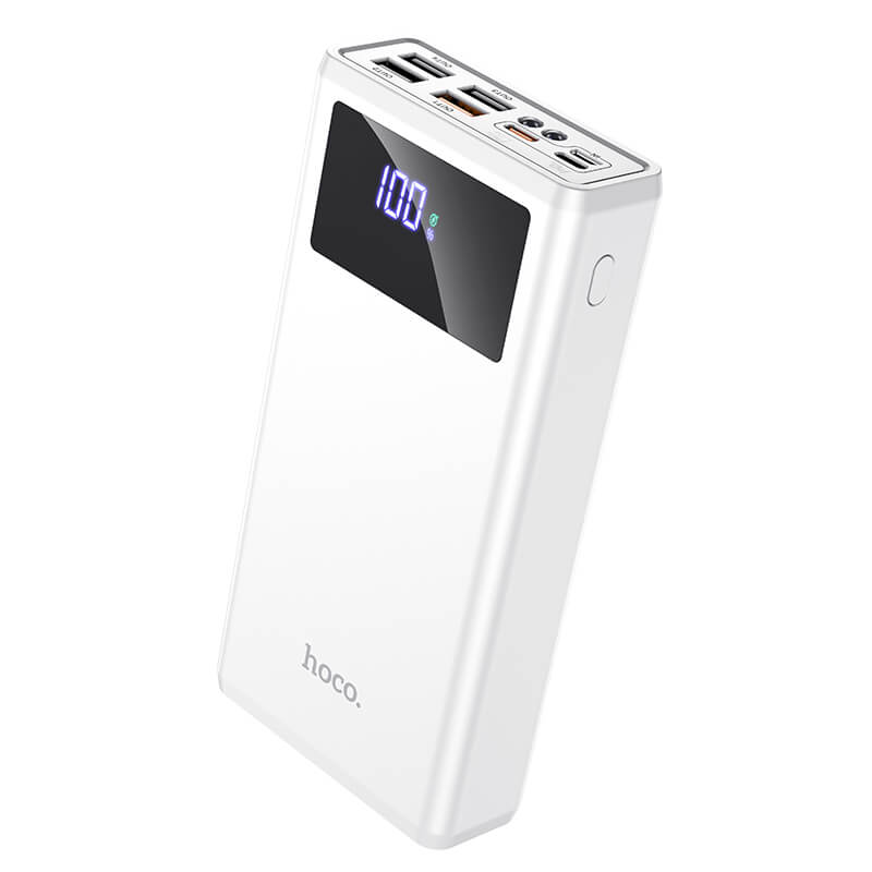 УМБ Powerbank HOCO with Digital Display Outstanding fully compatible power bank J78 30000mAh |4USB/1Type-C/1Lightning, QC/PD, 20W, 5A| White
УМБ Powerbank HOCO with Digital Display Outstanding fully compatible power bank J78 30000mAh |4USB/1Type-C/1Lightning, QC/PD, 20W, 5A| White