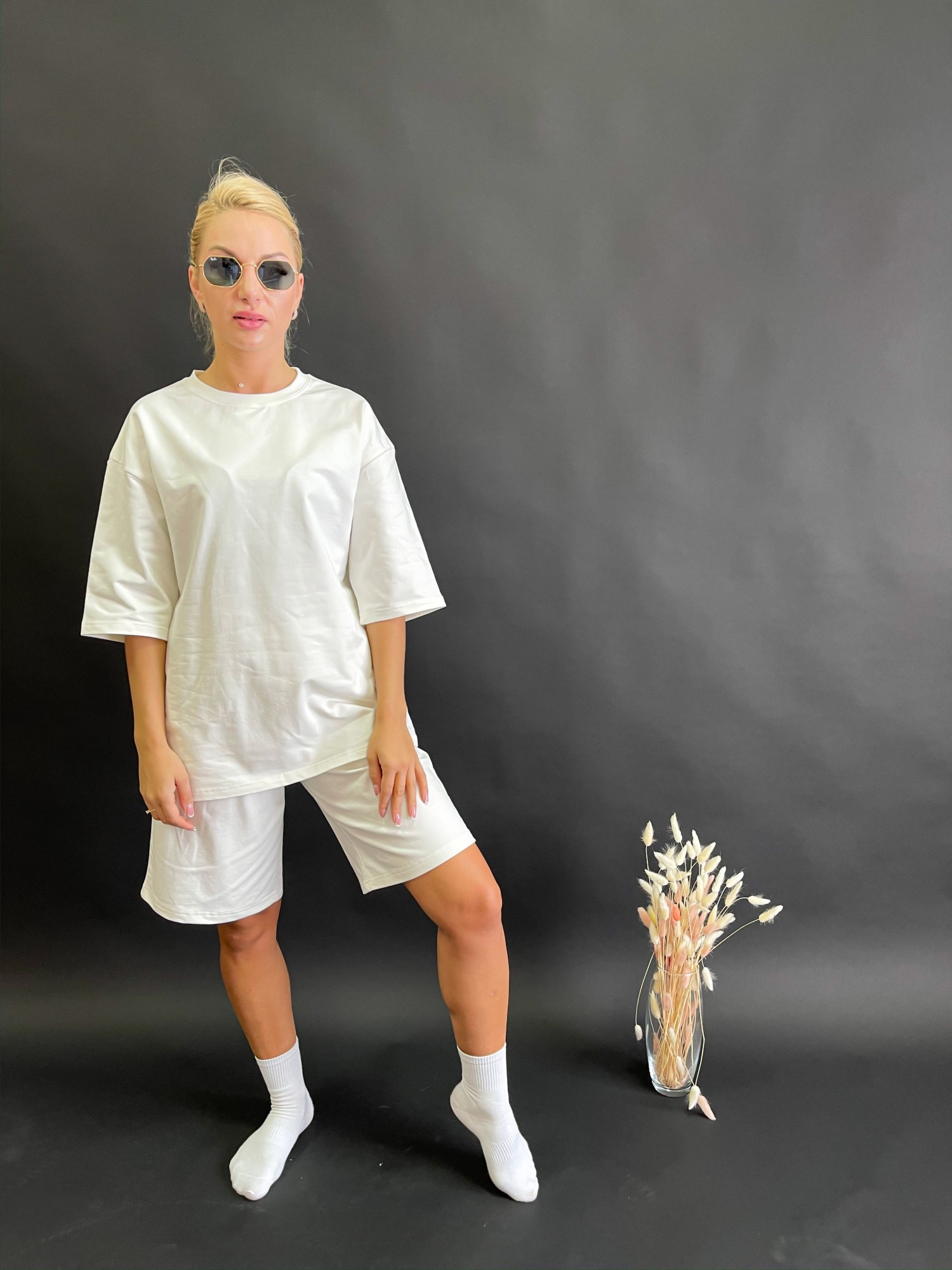 Костюм Baysho туника с длинным шортами Двунитка XS Молочный цвет (bd0601-210/bd0501-210)
Костюм Baysho туника с длинным шортами Двунитка XS Молочный цвет (bd0601-210/bd0501-210)