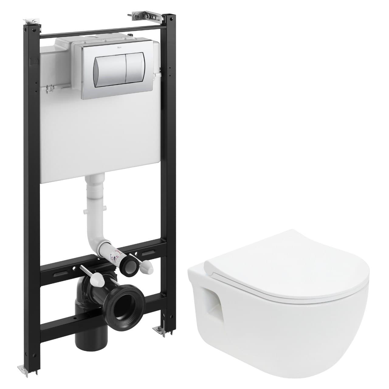 Инсталляция ROCA Active WC A89011001B + панель смыва A8901160B1 + унитаз VOLLE Altea Rimless 13-64-267 c сиденьем Slim Soft Close
Инсталляция ROCA Active WC A89011001B + панель смыва A8901160B1 + унитаз VOLLE Altea Rimless 13-64-267 c сиденьем Slim Soft Close