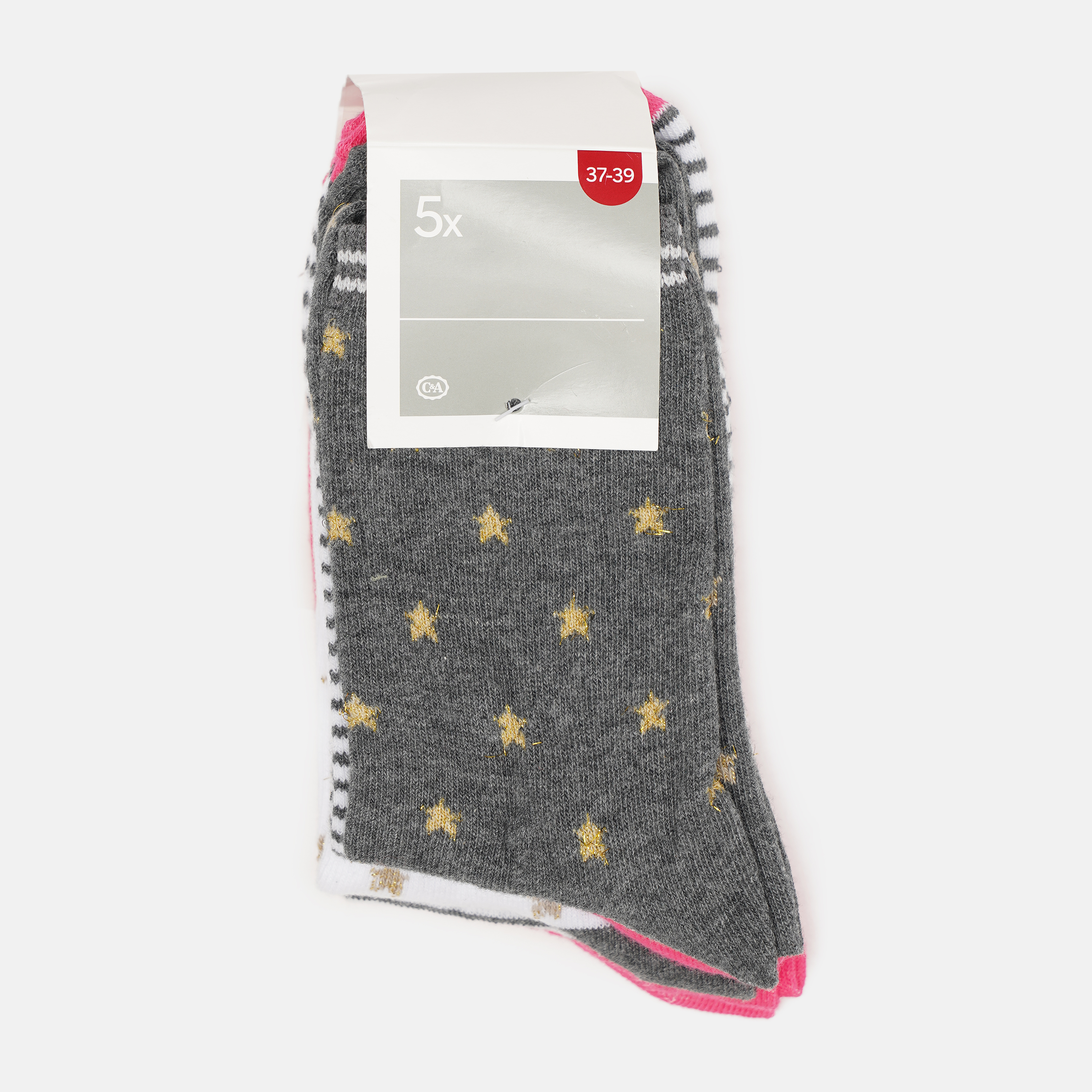 Набор носков C&A 418-03-79892-506 - 5 пар Серый/Белый/Розовый, Набор носков C&A 418-03-79892-506 37-39 5 пар Серый/Белый/Розовый
Набор носков C&A 418-03-79892-506 - 5 пар Серый/Белый/Розовый, Набор носков C&A 418-03-79892-506 37-39 5 пар Серый/Белый/Розовый