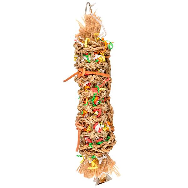 Flamingo Papyr Parakeet Toy Tube 7х6,5х34 см Фламинго тубус игрушка с колокольчиком для попугаев
Flamingo Papyr Parakeet Toy Tube 7х6,5х34 см Фламинго тубус игрушка с колокольчиком для попугаев