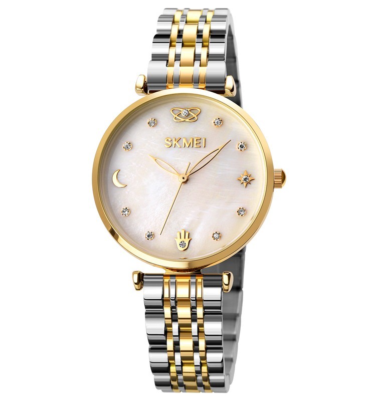Женские часы Skmei 1800 silver/classic gold women watch кобинация серебра и классического золота
Женские часы Skmei 1800 silver/classic gold women watch кобинация серебра и классического золота