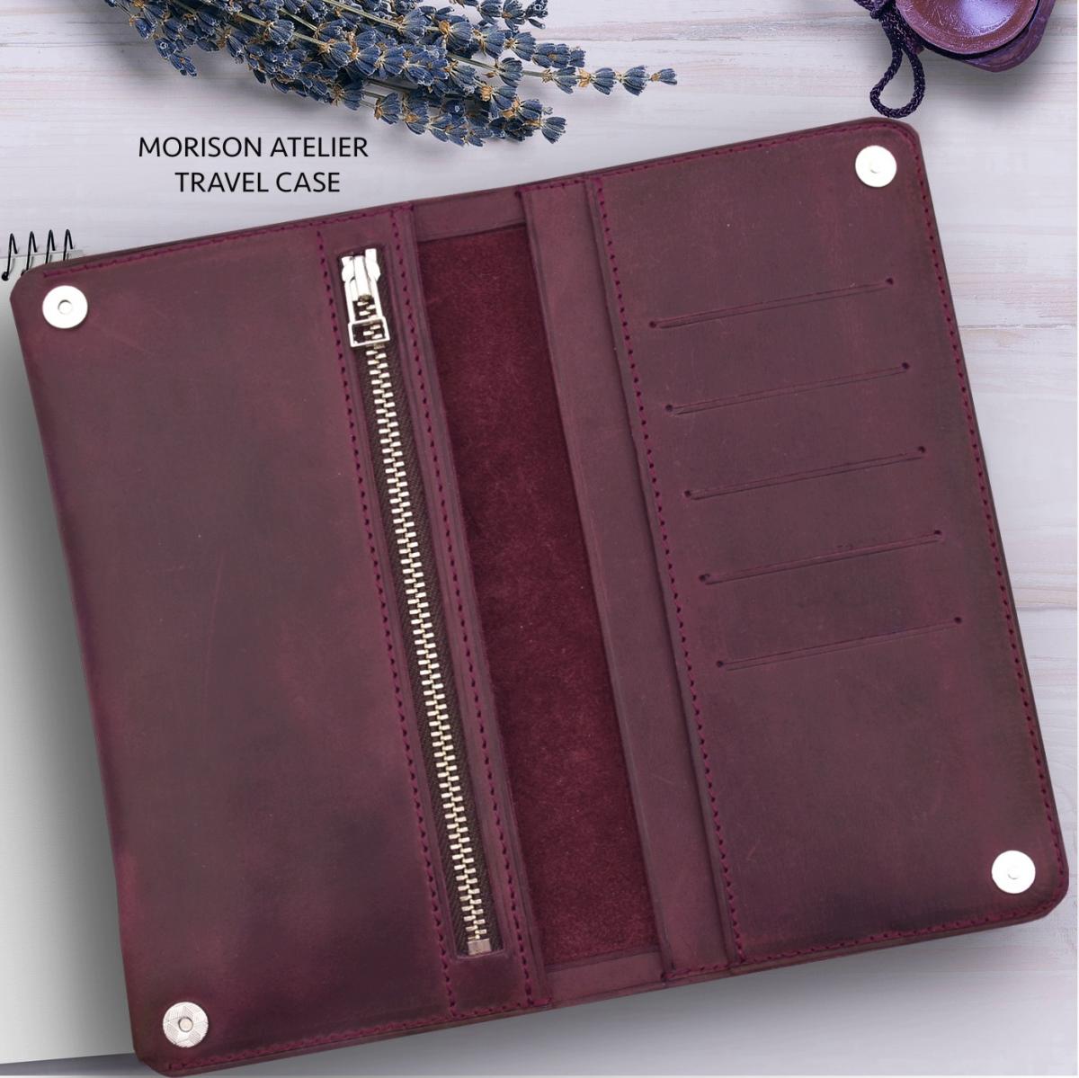 Кожаный женский кошелек марсалового цвета Morison Atelier`Travel case vintage` размер 19/10 см
Кожаный женский кошелек марсалового цвета Morison Atelier`Travel case vintage` размер 19/10 см