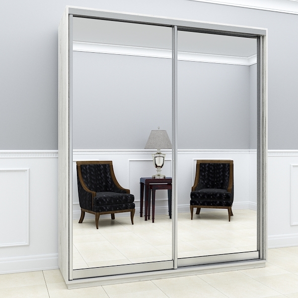 Двухдверный шкаф купе Mebelist СИЧ БШК-12/22 210x58x220 Дуб крафт белый Зеркало 
Двухдверный шкаф купе Mebelist СИЧ БШК-12/22 210x58x220 Дуб крафт белый Зеркало