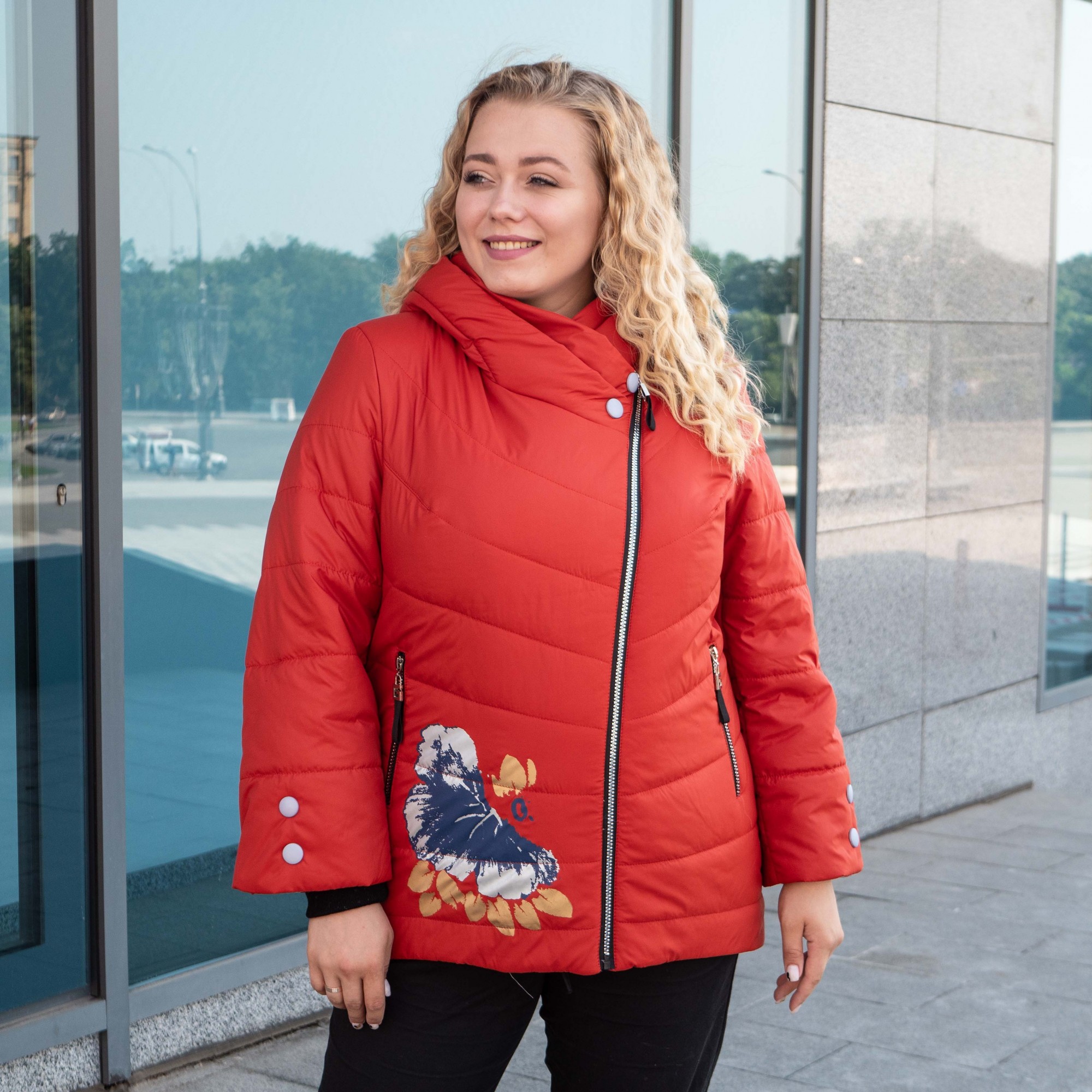 Женская демисезонная куртка большого размера UF-Fashion Gabbi-x красный, Женская демисезонная куртка большого размера UF-Fashion Gabbi-x 56 красный
Женская демисезонная куртка большого размера UF-Fashion Gabbi-x красный, Женская демисезонная куртка большого размера UF-Fashion Gabbi-x 56 красный