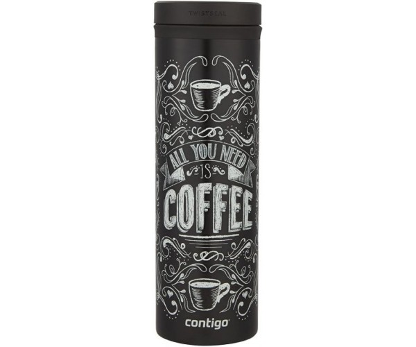 Термокружка Contigo Eclipse TwistSeal All You Need Is Coffee 591мл Черно-белая
Термокружка Contigo Eclipse TwistSeal All You Need Is Coffee 591мл Черно-белая