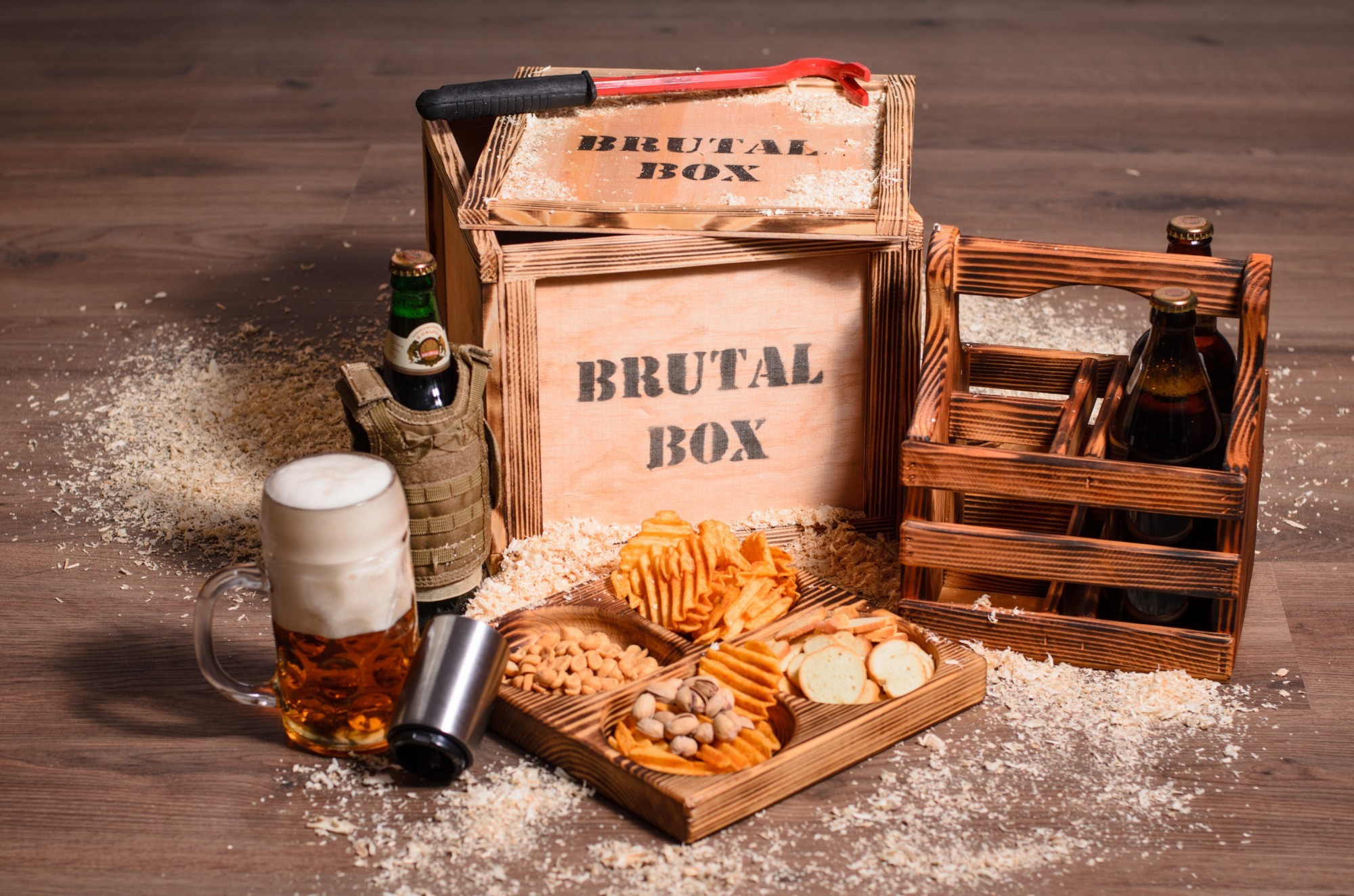 Мужской подарочный набор Brutal Box "Пивной BOX" в деревянном ящике с ломом ( brutalbox 0112)
Мужской подарочный набор Brutal Box "Пивной BOX" в деревянном ящике с ломом ( brutalbox 0112)