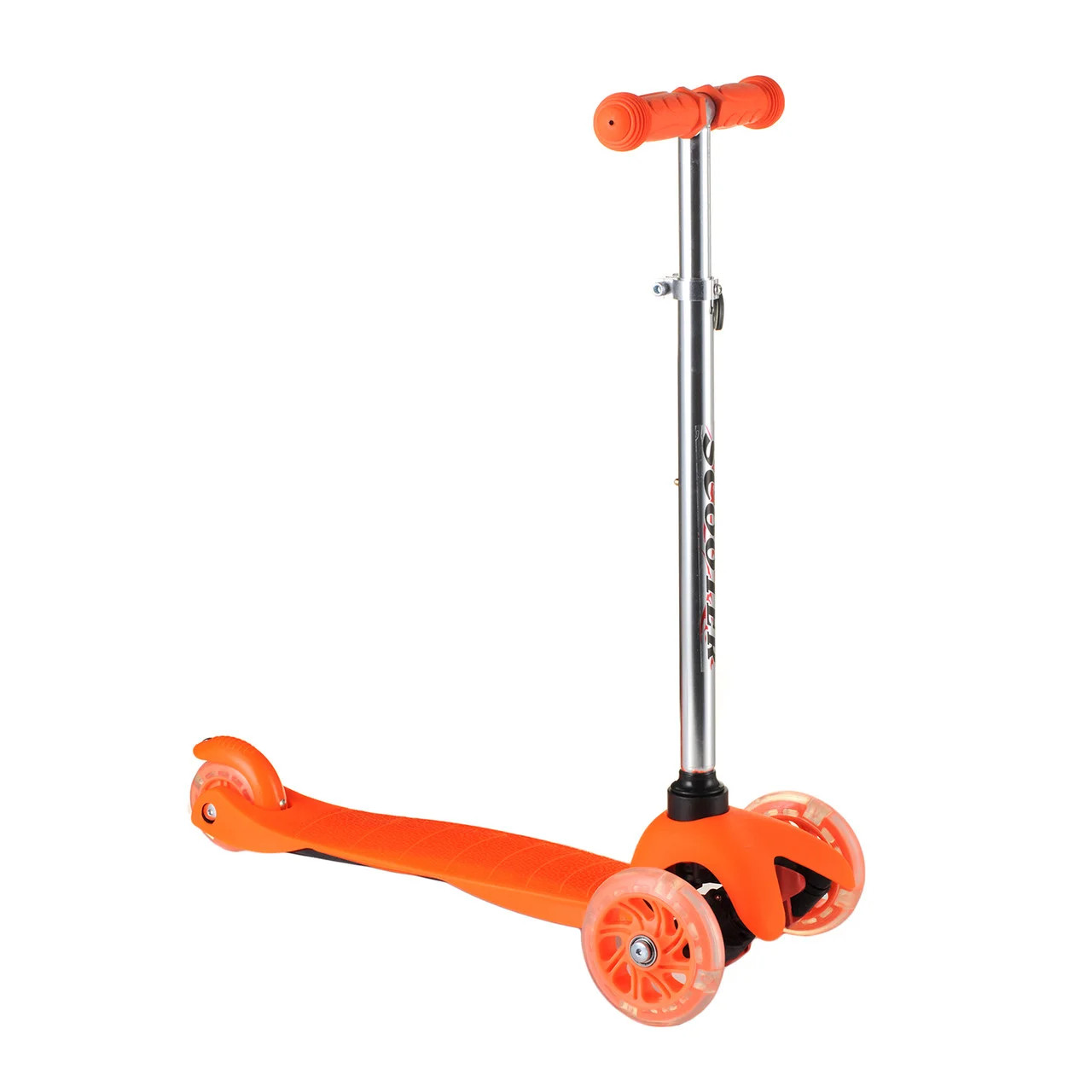 Самокат 3-х колесный Scooter 905 для детей от 1 года cо светящимися колесами, оранжевый (KAR-м Orange)
Самокат 3-х колесный Scooter 905 для детей от 1 года cо светящимися колесами, оранжевый (KAR-м Orange)