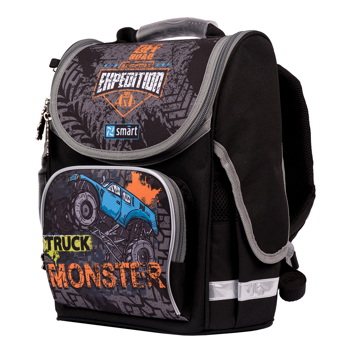 Школьный рюкзак каркасный ортопедический для 1-4 класса Smart Monster Truck Черный (557020)
Школьный рюкзак каркасный ортопедический для 1-4 класса Smart Monster Truck Черный (557020)