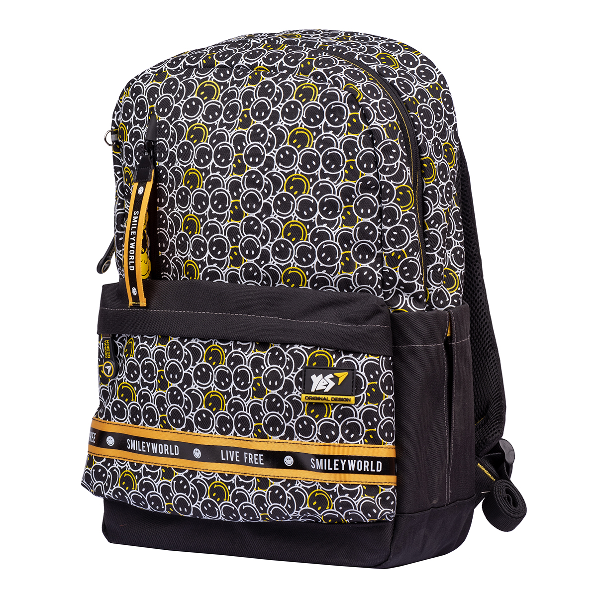 Рюкзак школьный подростковый YES Smiley World.Black&Yellow 45 х 31 х 14 см Черный (554561)
Рюкзак школьный подростковый YES Smiley World.Black&Yellow 45 х 31 х 14 см Черный (554561)