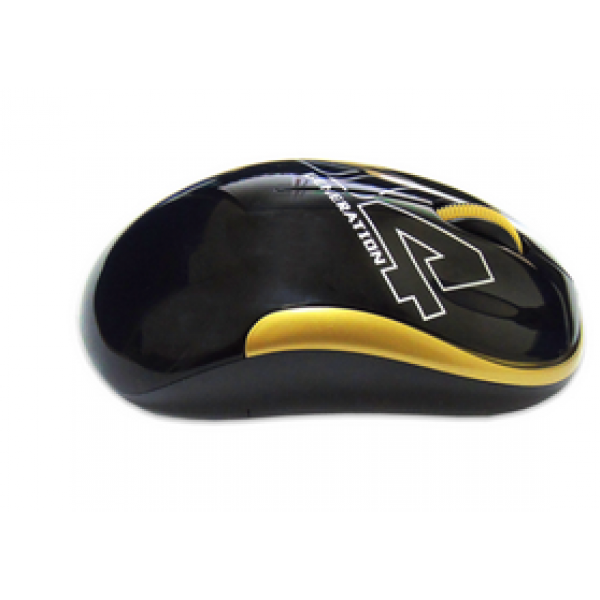 Мышь беспроводная A4Tech G3-300N Black/Golden USB V-Track