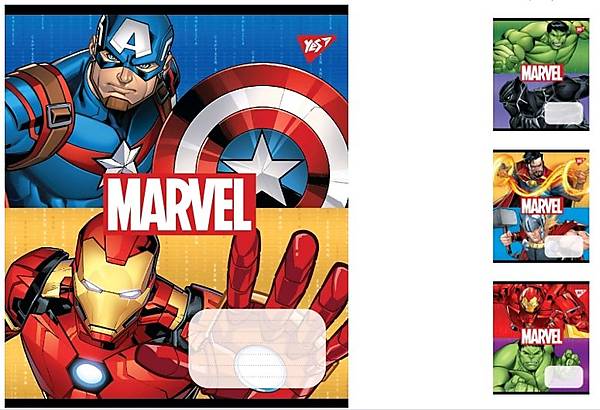 Тетрадь А5 12 листов косая без доп Avengers. Double power (25 шт. в упак микс видов) YES (765374)
Тетрадь А5 12 листов косая без доп Avengers. Double power (25 шт. в упак микс видов) YES (765374)