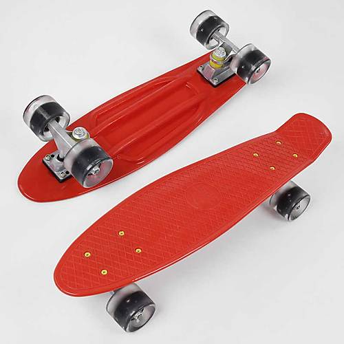 Скейт Пенни борд доска 55см, колёса PU со светом, диаметр 6см (красный) Best Board (8181)
Скейт Пенни борд доска 55см, колёса PU со светом, диаметр 6см (красный) Best Board (8181)
