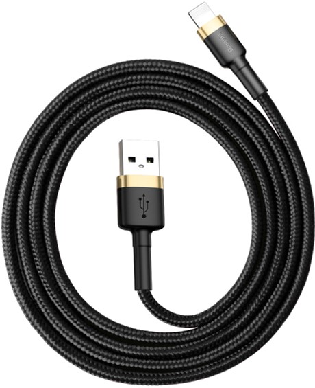 Кабель Baseus Cafule Cable USB For lightning 2.4A 0.5M Черный+Золотой (CALKLF-AV1)
Кабель Baseus Cafule Cable USB For lightning 2.4A 0.5M Черный+Золотой (CALKLF-AV1)