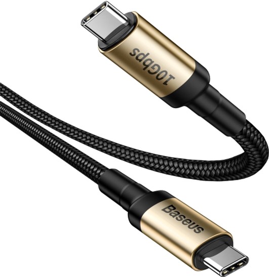 Кабель Baseus Cafule series cable Type-C PD3.1 Gen2 100W (20V/5A) 1 м Золотой+Черный (CATKLF-SV1)
Кабель Baseus Cafule series cable Type-C PD3.1 Gen2 100W (20V/5A) 1 м Золотой+Черный (CATKLF-SV1)