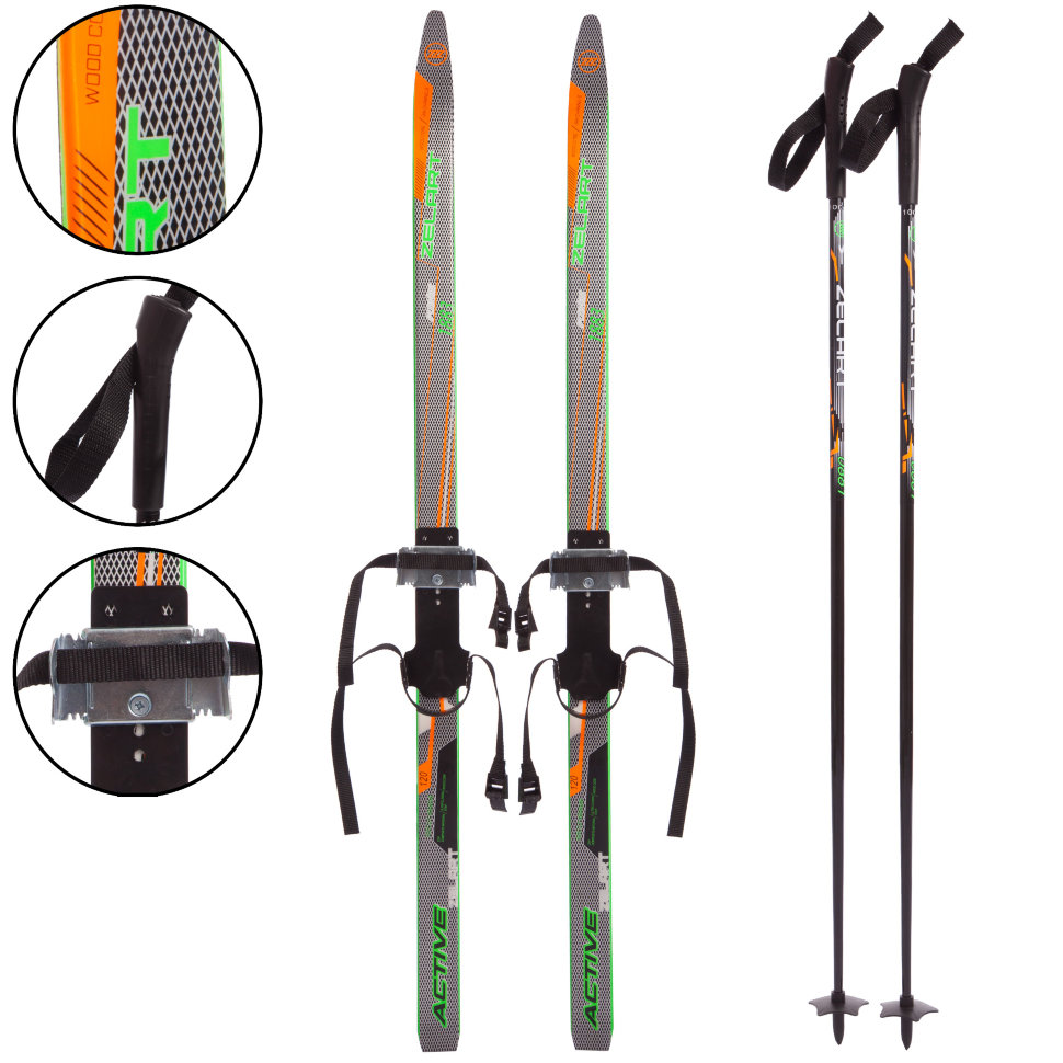 Лыжи беговые в комплекте с палками Snowpower SK-0881-110B серо-оранжевый 110 см
Лыжи беговые в комплекте с палками Snowpower SK-0881-110B серо-оранжевый 110 см