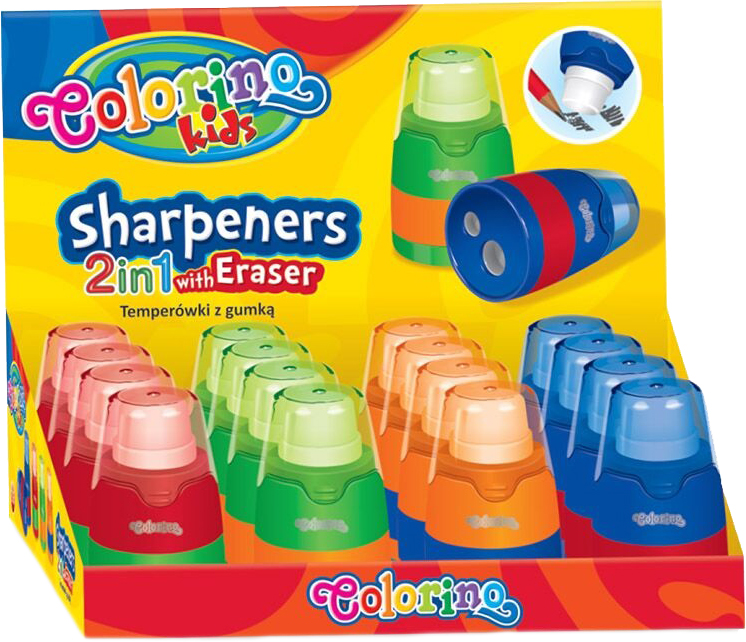 Набор Colorino из 16 точилок на 2 отверстия с ластиком (65269PTR) (5907690865269)
Набор Colorino из 16 точилок на 2 отверстия с ластиком (65269PTR) (5907690865269)