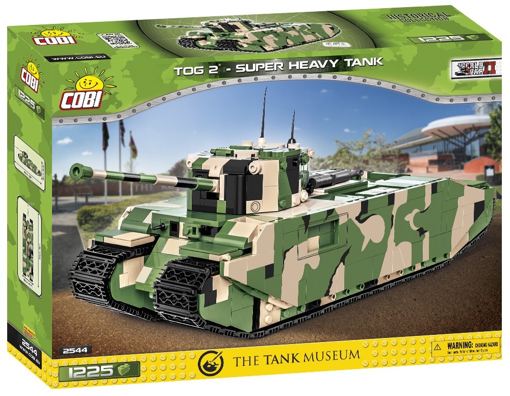 Конструктор COBI Historical Collection WWII Супертяжелый танк TOG 2 1225 блоков (2544)
Конструктор COBI Historical Collection WWII Супертяжелый танк TOG 2 1225 блоков (2544)