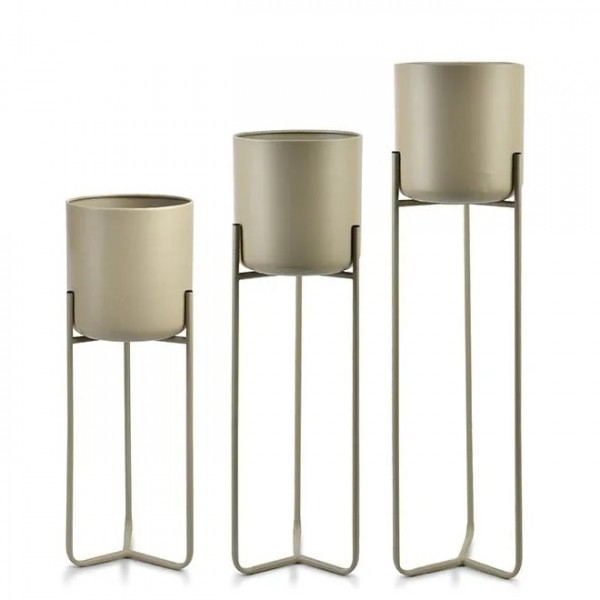 Комплект металлических бежевых подставок для цветов Flora SWEN BEIGE 3 шт. 35391 
Комплект металлических бежевых подставок для цветов Flora SWEN BEIGE 3 шт. 35391