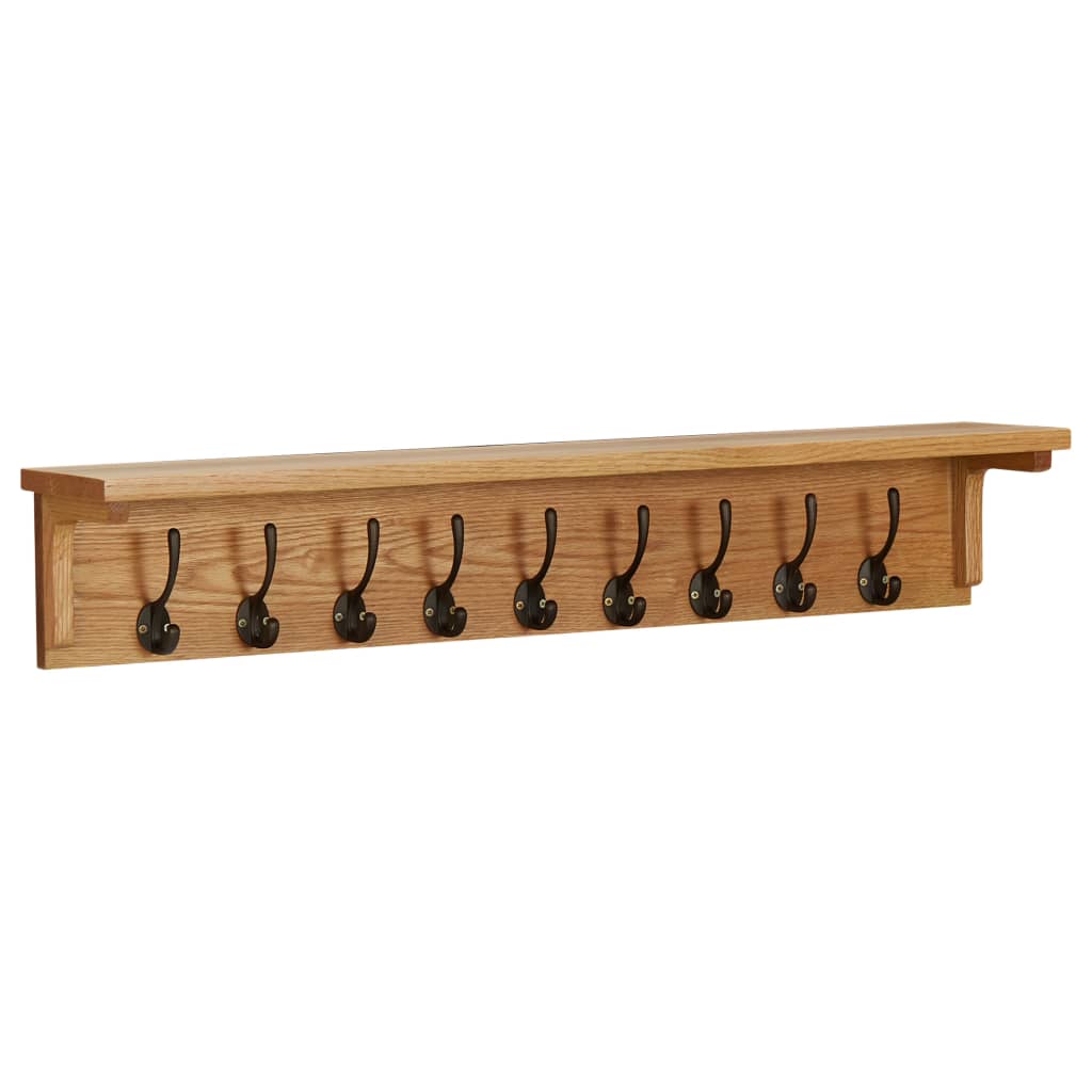 Вішалка Shumee для верхнього одягу 90x16x16 см масивний дуб Wood Коричневий 289192
Вішалка Shumee для верхнього одягу 90x16x16 см масивний дуб Wood Коричневий 289192