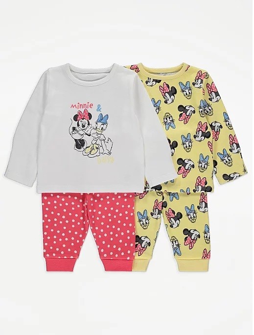 Комплект пижам George Disney Minnie Mouse and Daisy Duck 74-80 см 2шт разноцветные
Комплект пижам George Disney Minnie Mouse and Daisy Duck 74-80 см 2шт разноцветные