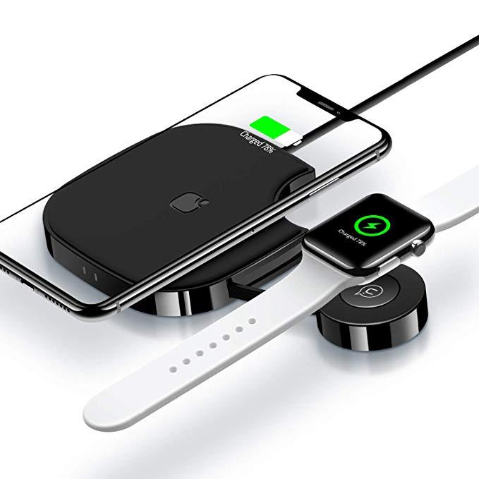 Беспроводное зарядное устройство QI Usams 2in1 для Apple Watch/AirPods/IPhone - Black
Беспроводное зарядное устройство QI Usams 2in1 для Apple Watch/AirPods/IPhone - Black