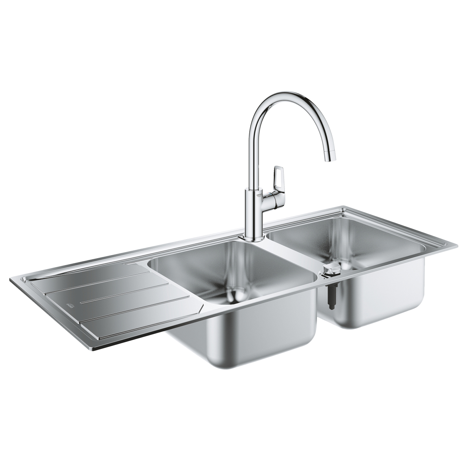 Набор Grohe мойка кухонная K500 31588SD0 + смеситель BauLoop 31368001 (ST702202)
Набор Grohe мойка кухонная K500 31588SD0 + смеситель BauLoop 31368001 (ST702202)
