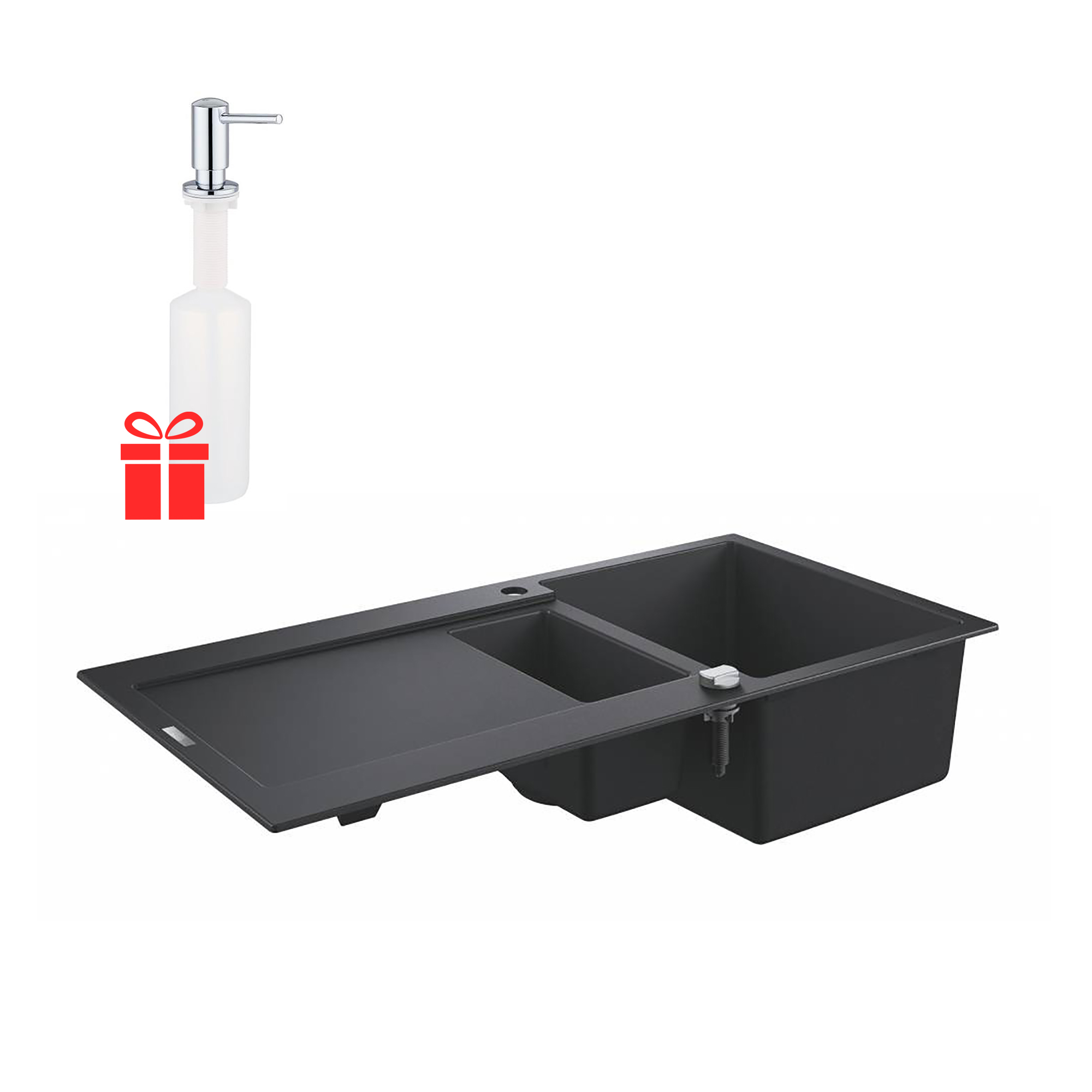 Набор Grohe мойка кухонная K500 31646AP0 + дозатор для моющего средства Contemporary 40536000 (SR203570)
Набор Grohe мойка кухонная K500 31646AP0 + дозатор для моющего средства Contemporary 40536000 (SR203570)