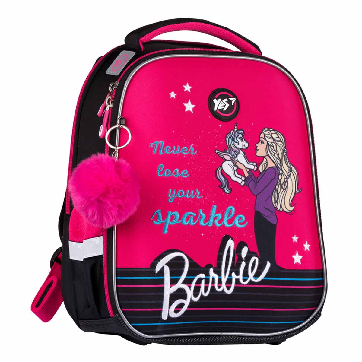 Рюкзак школьный YES Barbie H-100 15 л 35 × 28 × 15 см черный с малиновым (558785)
Рюкзак школьный YES Barbie H-100 15 л 35 × 28 × 15 см черный с малиновым (558785)