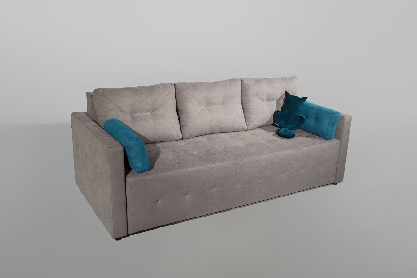 Диван раскладной LANCELOT Конвей 2260х1040 Beige/Turquoise + ПОДАРОК Подушка "Обиженный кот"
Диван раскладной LANCELOT Конвей 2260х1040 Beige/Turquoise + ПОДАРОК Подушка "Обиженный кот"