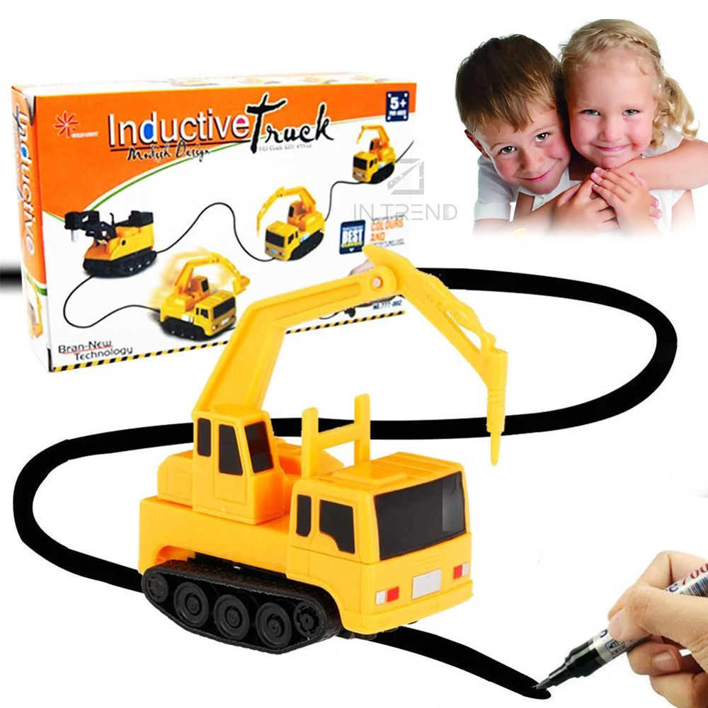 Индуктивная игрушка детская Inductive Truck – игрушечный автомобильный трек для детей от 2 лет Буровая установка - ездит по линии, Желтый
Индуктивная игрушка детская Inductive Truck – игрушечный автомобильный трек для детей от 2 лет Буровая установка - ездит по линии, Желтый
