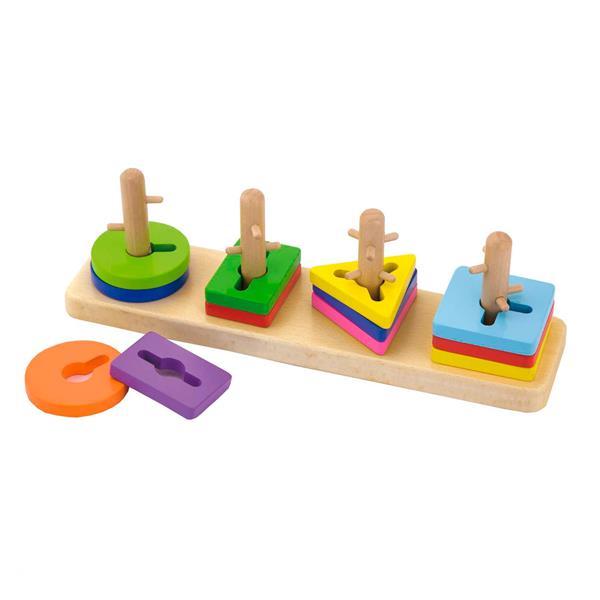 Деревянная логическая пирамидка-ключ Viga Toys Цветные фигуры (KID_50968) 31 x 13 x 8 см
Деревянная логическая пирамидка-ключ Viga Toys Цветные фигуры (KID_50968) 31 x 13 x 8 см