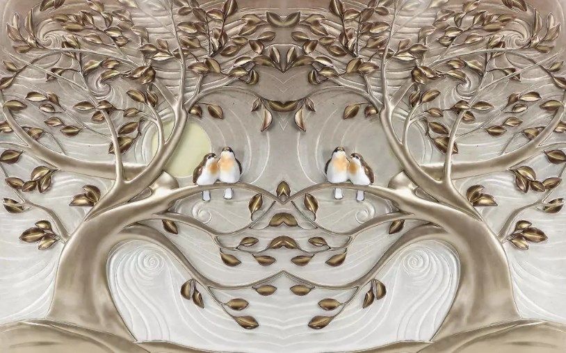 Фотообои Walldeco Барельеф: птицы на дереве №dec_3025 Бриз 
Фотообои Walldeco Барельеф: птицы на дереве №dec_3025 Бриз
