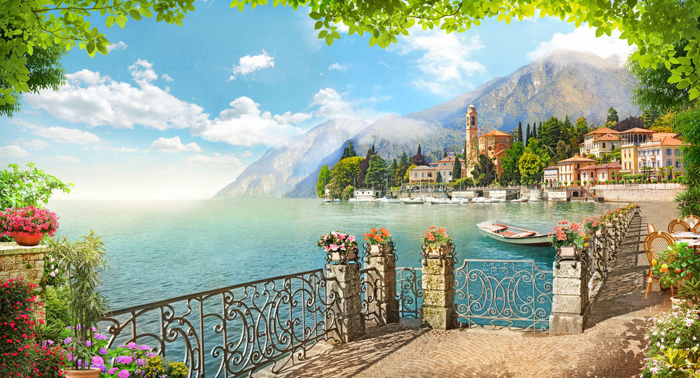 Фотообои Walldeco Уютная набережная №30921 Волокно 
Фотообои Walldeco Уютная набережная №30921 Волокно