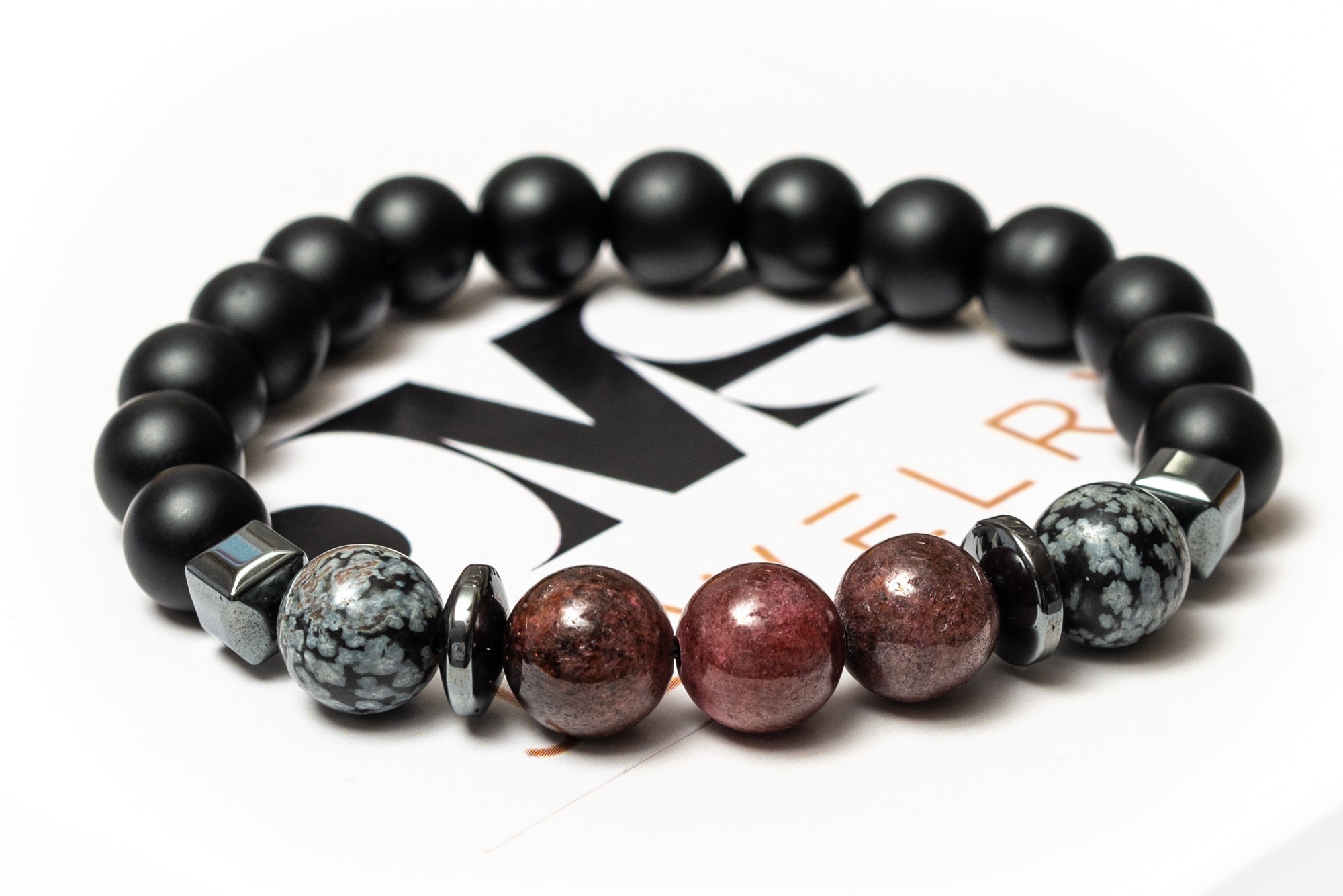 Браслет DMS Jewelry женский из натуральных камней: шунгит, гематит, обсидиан, гранат EMOTIONAL
Браслет DMS Jewelry женский из натуральных камней: шунгит, гематит, обсидиан, гранат EMOTIONAL