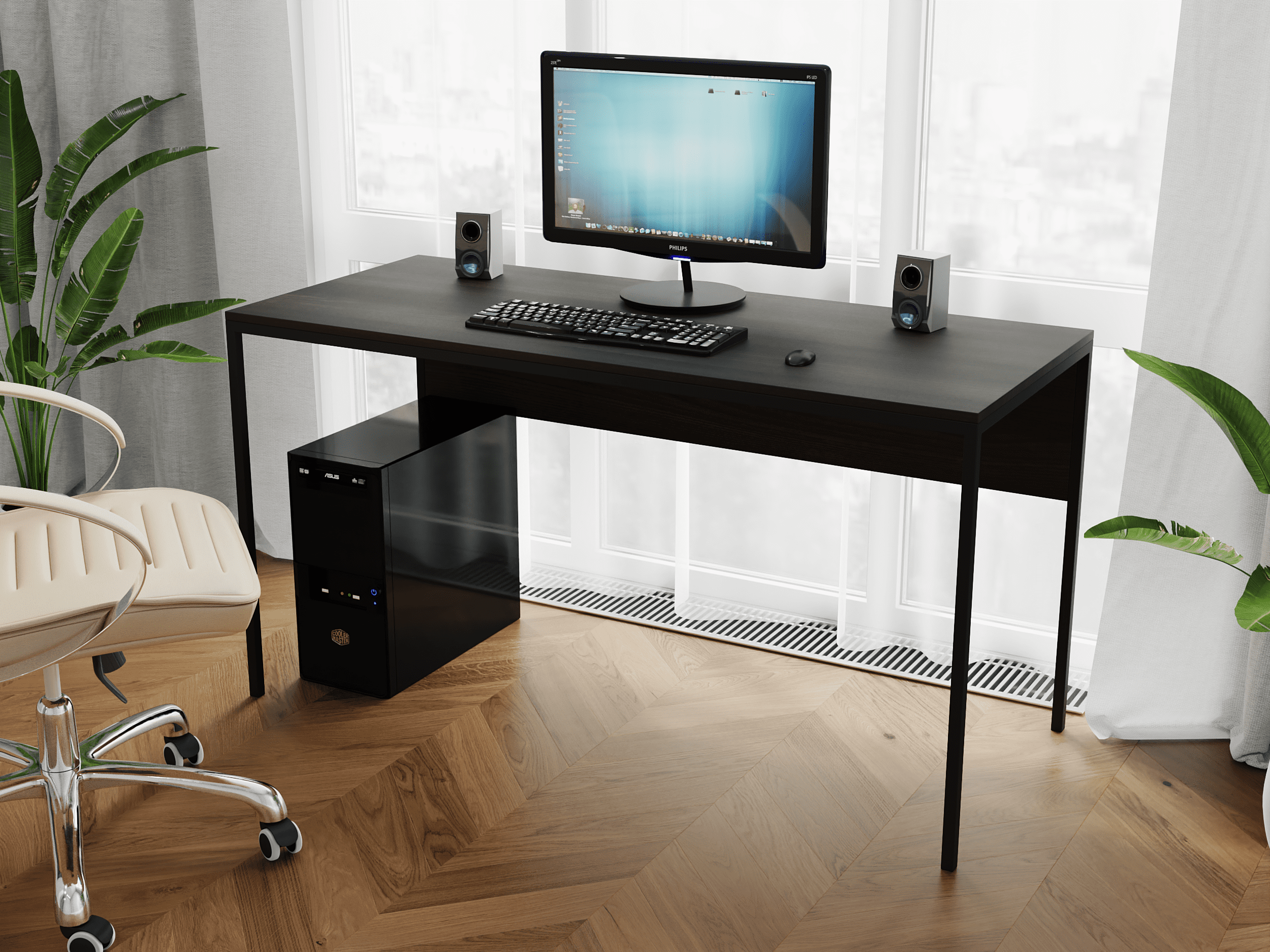 Компьютерный стол Rimos 1200х750х600 мм TOR черный ЛДСП Венге 16мм (Z-25_B_V)
Компьютерный стол Rimos 1200х750х600 мм TOR черный ЛДСП Венге 16мм (Z-25_B_V)