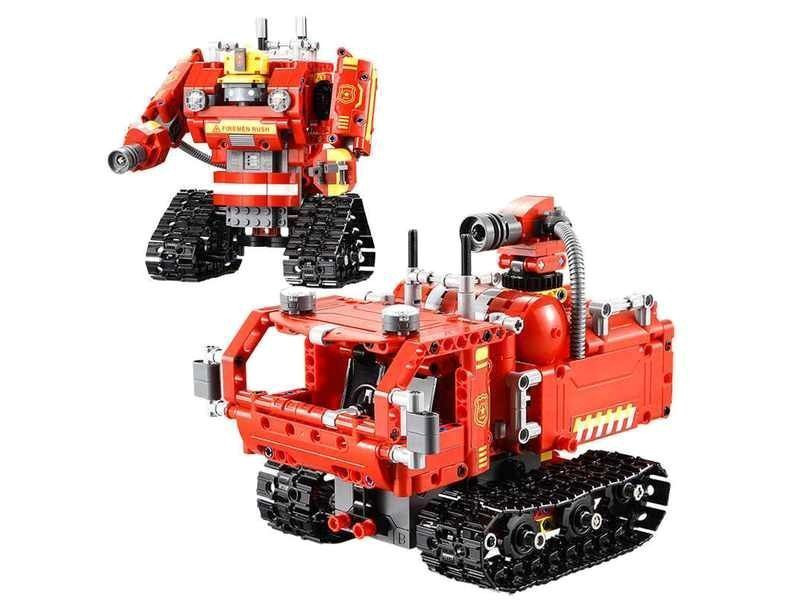 Конструктор 2 в 1 CaDa Technic C51048W Пожарный робот-трансформер Красный/Черный на радиоуправлении 538 деталей
Конструктор 2 в 1 CaDa Technic C51048W Пожарный робот-трансформер Красный/Черный на радиоуправлении 538 деталей