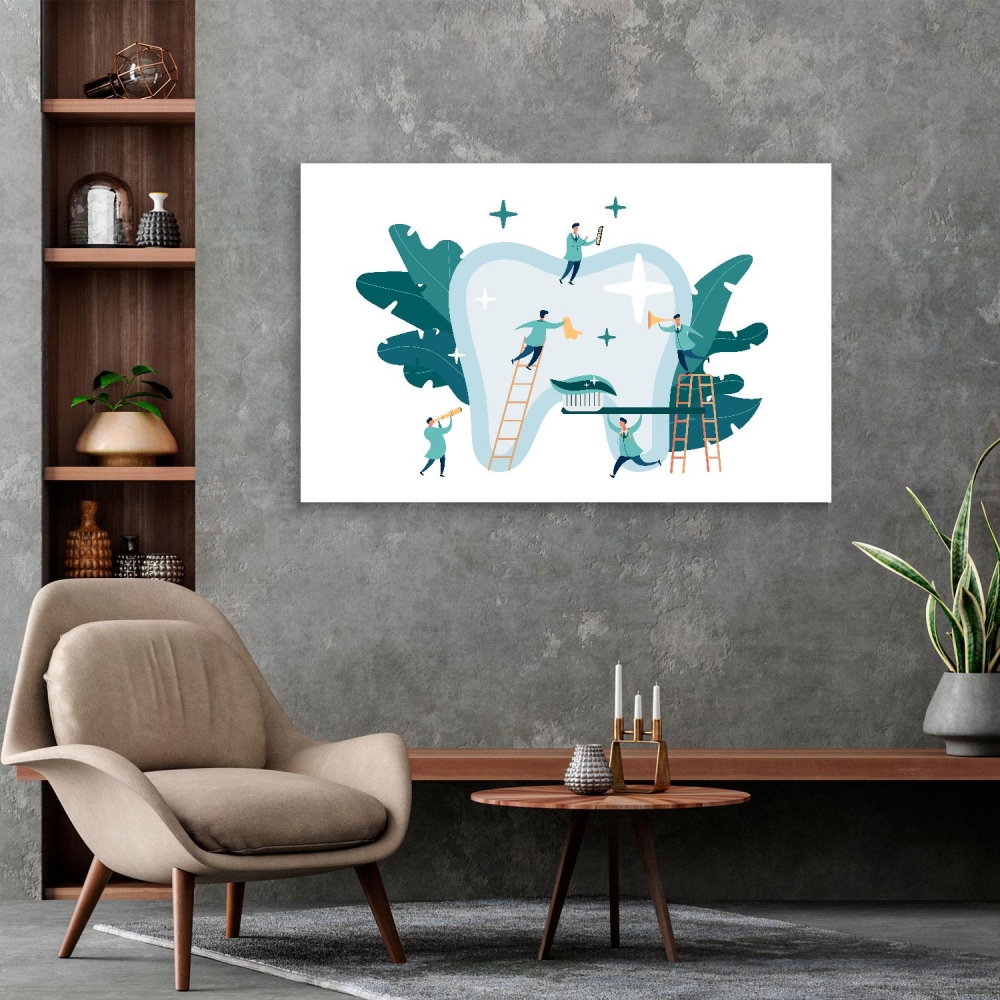 Картина на холсте Стоматология A Group Of Dentists Take Care Of The Tooth 50х100 см.
Картина на холсте Стоматология A Group Of Dentists Take Care Of The Tooth 50х100 см.