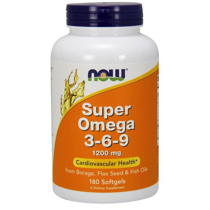 Супер Омега 3-6-9 рыбий жир Нау Фудс / Now Foods Super Омега 3-6-9 1200 мг 180 softgels
Супер Омега 3-6-9 рыбий жир Нау Фудс / Now Foods Super Омега 3-6-9 1200 мг 180 softgels