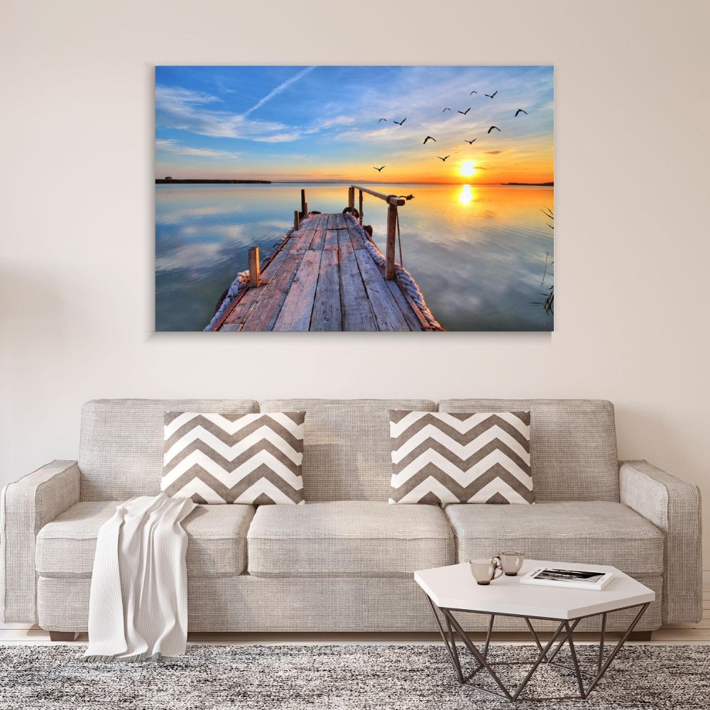 Картина на холсте Природа Flock Of Birds Over The Lake 90х120 см.
Картина на холсте Природа Flock Of Birds Over The Lake 90х120 см.