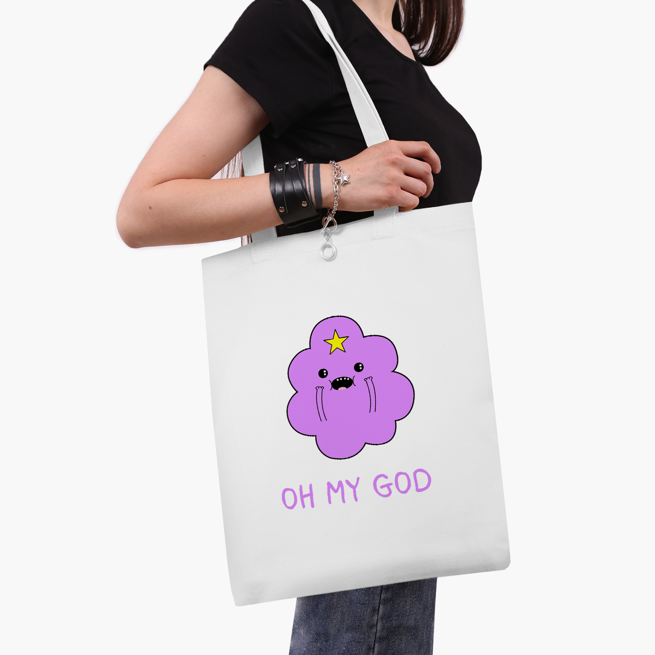 Эко сумка шоппер Время приключений Принцесса пупырка (Adventure Time Lumpy Space Princess) (9227-1575) 41x35 см Белый
Эко сумка шоппер Время приключений Принцесса пупырка (Adventure Time Lumpy Space Princess) (9227-1575) 41x35 см Белый