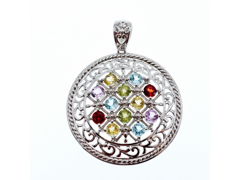 Серебряный кулон с натуральными камнями Очарование Натуральный Sky Jewelry 002165
Серебряный кулон с натуральными камнями Очарование Натуральный Sky Jewelry 002165